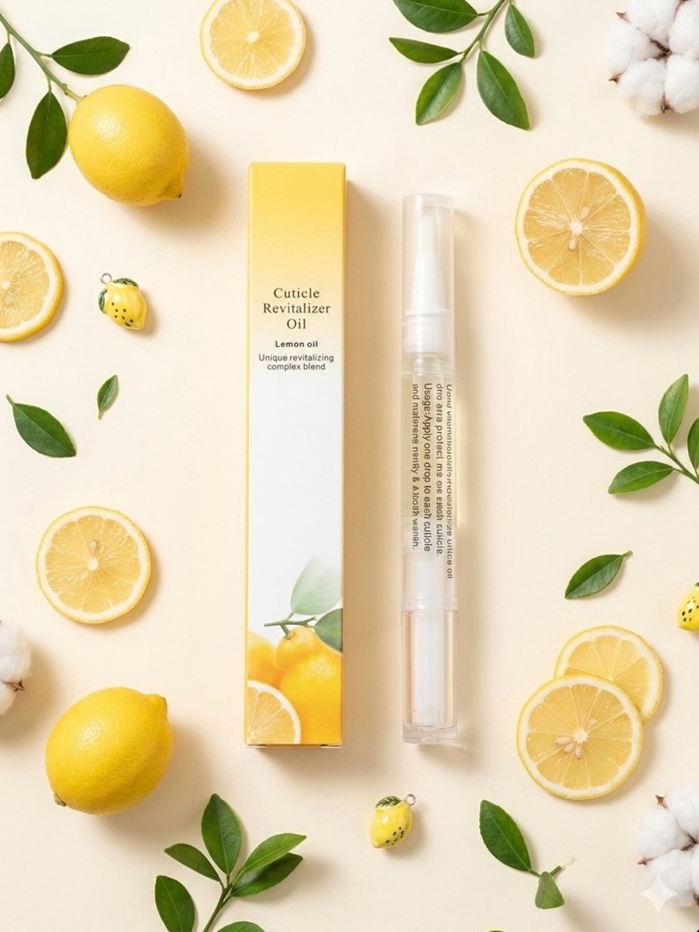 Cuticle Revitalizer Oil - Lemon Oil (Yellow)